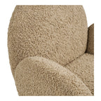 Messina Lounge Chair with swivel function — Light Brown