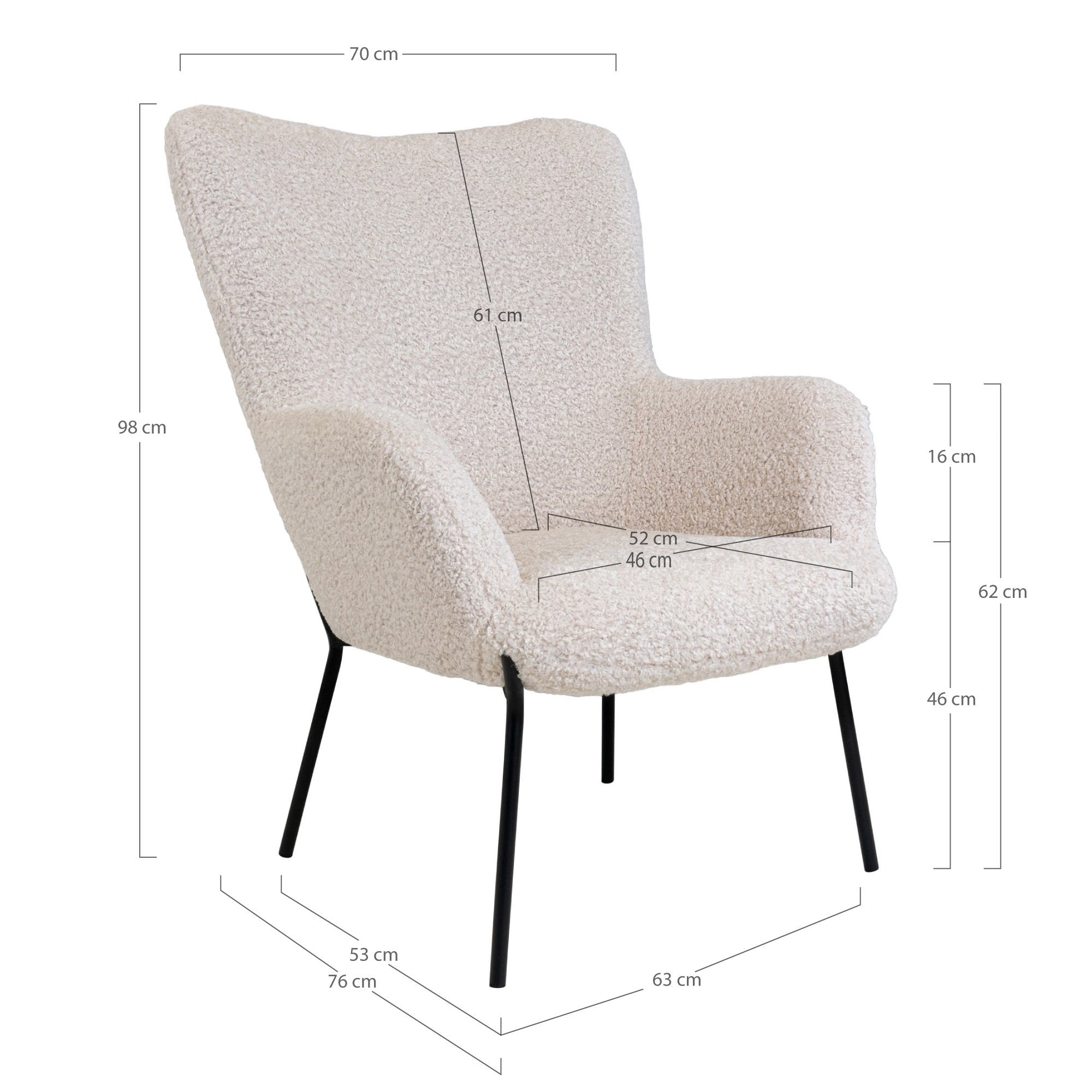 Glasgow Chair — White