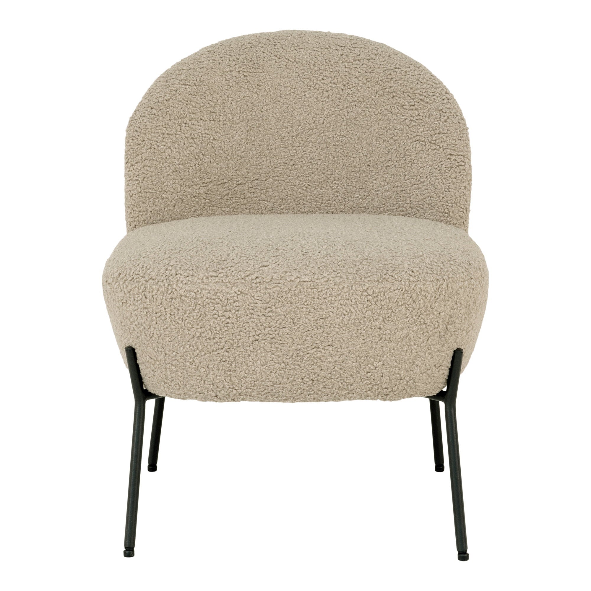 Merida Lounge Chair — Grey-brown