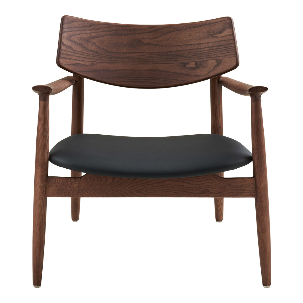 Olvera Lounge Chair — Dark brown / Black