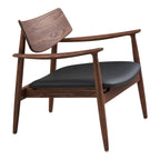 Olvera Lounge Chair — Dark brown / Black