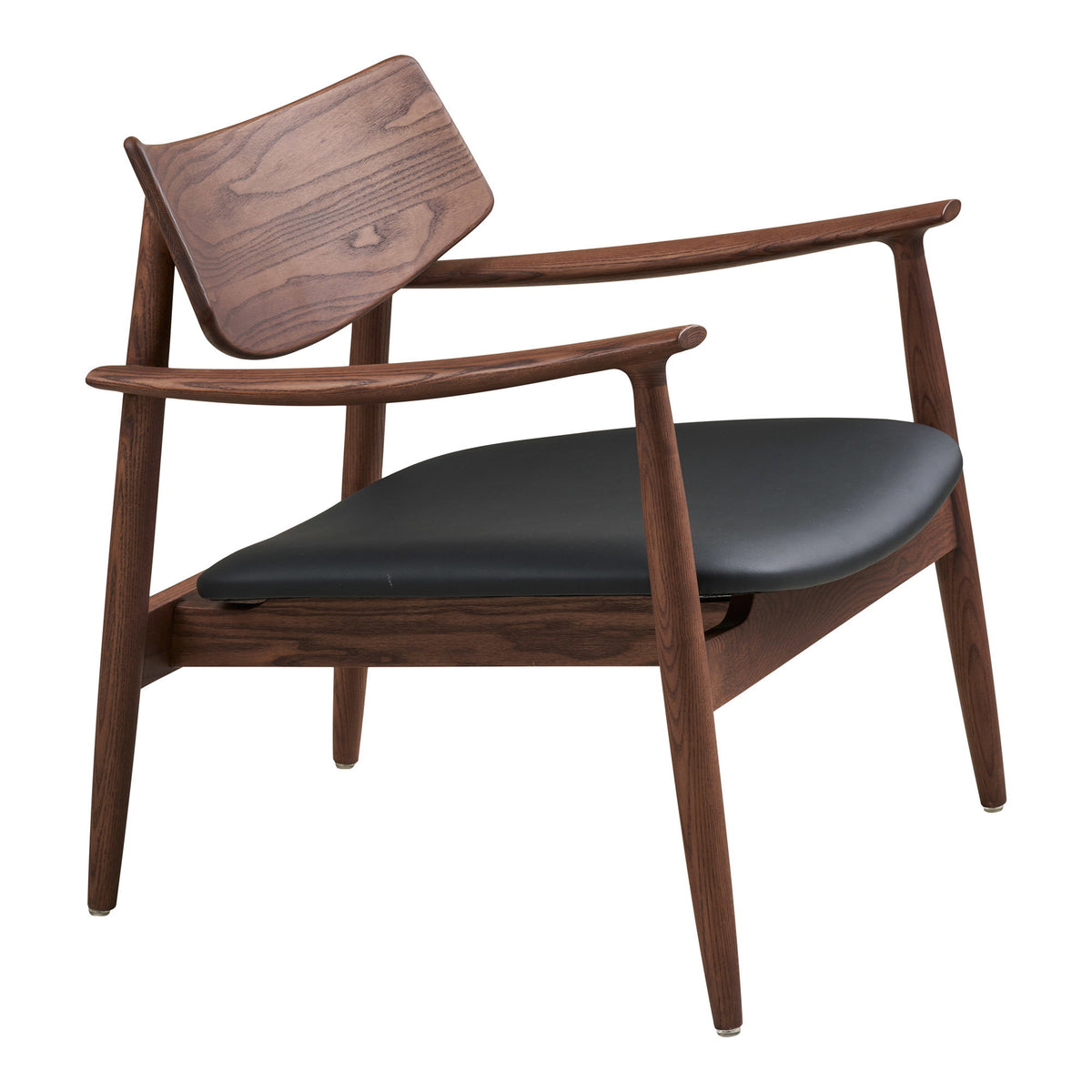 Olvera Lounge Chair — Dark brown / Black