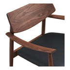 Olvera Lounge Chair — Dark brown / Black