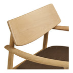Olvera Lounge Chair — Natural / Brown