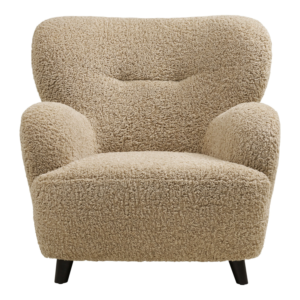 Lunaro Lounge Chair — Light Brown