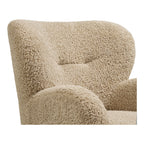Lunaro Lounge Chair — Light Brown