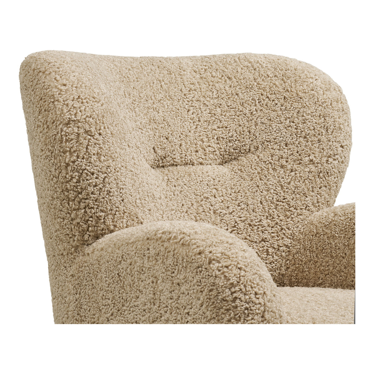 Lunaro Lounge Chair — Light Brown