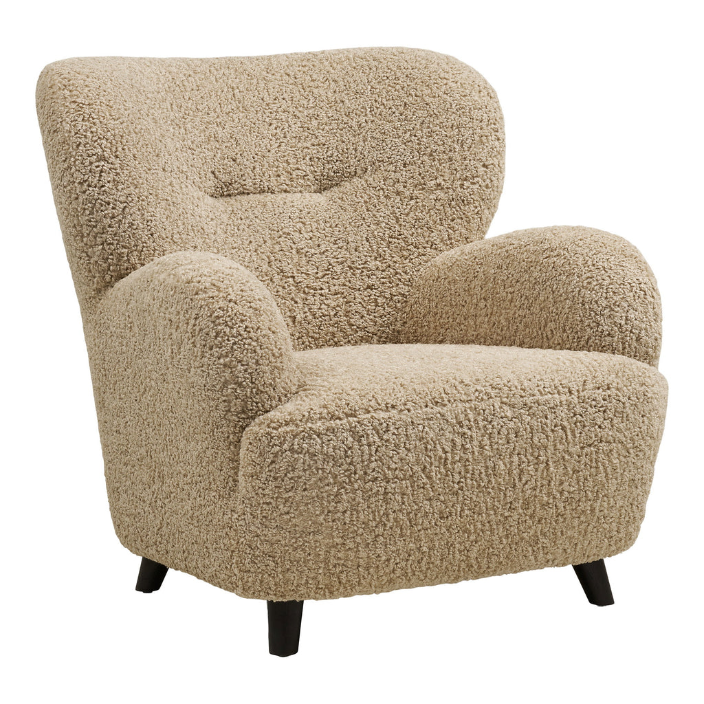 Lunaro Lounge Chair — Light Brown