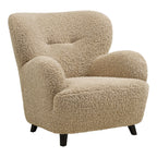 Lunaro Lounge Chair — Light Brown