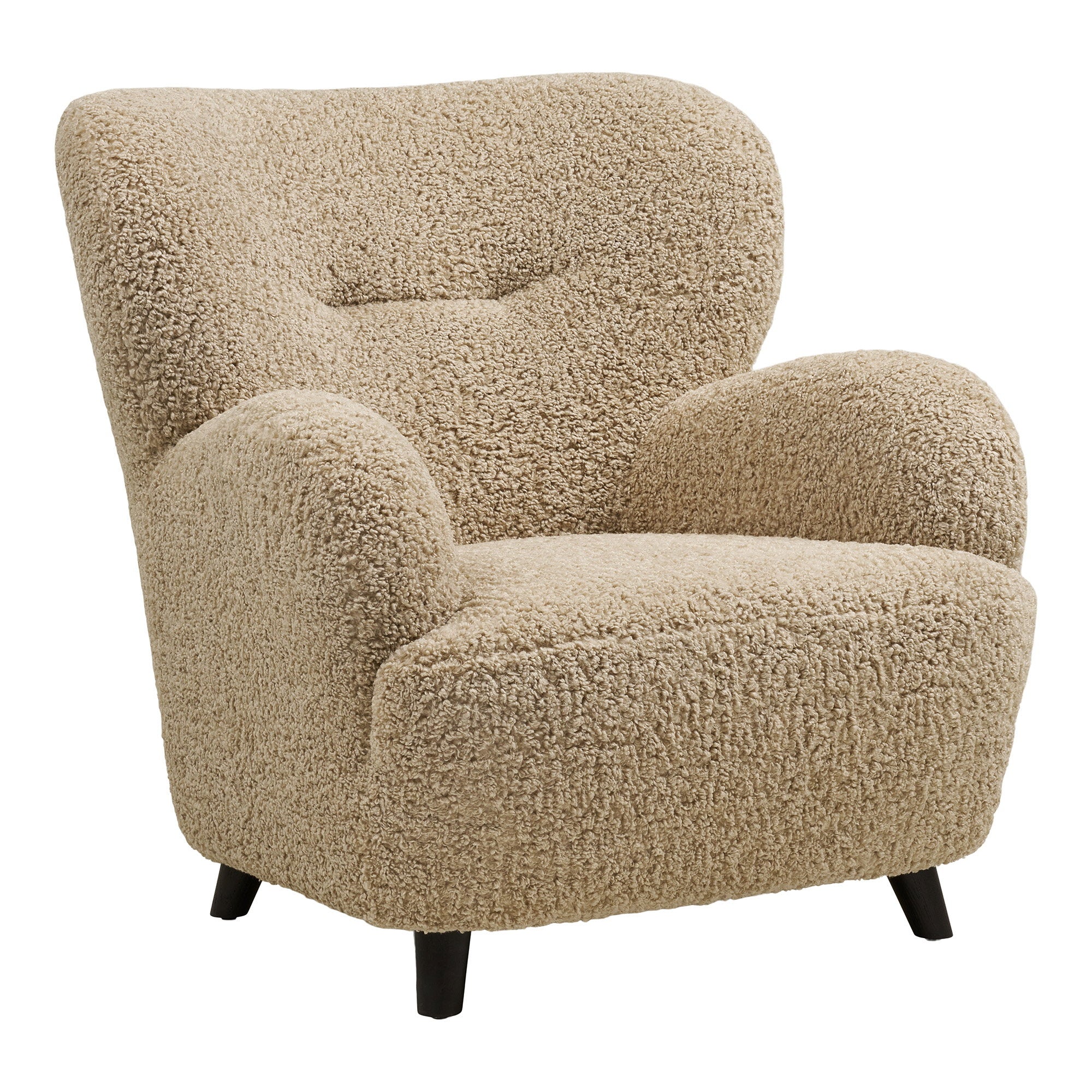 Lunaro Lounge Chair — Light Brown
