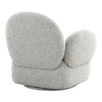 Messina Lounge Chair with swivel function — Light Grey