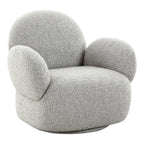 Messina Lounge Chair with swivel function — Light Grey