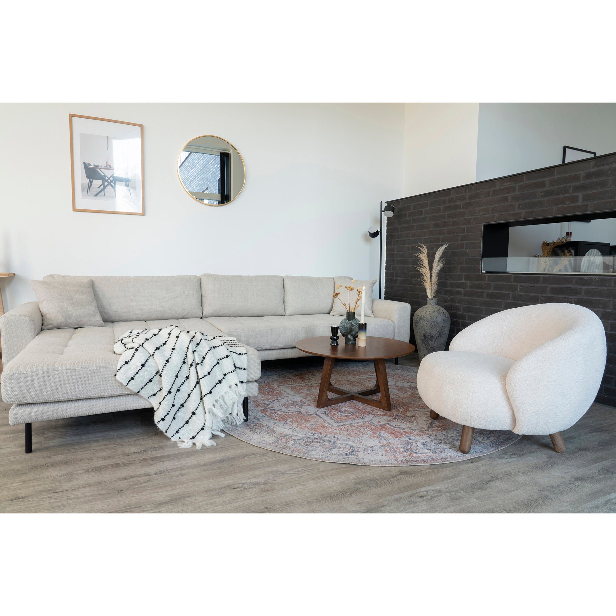 Savona Lounge Chair — White