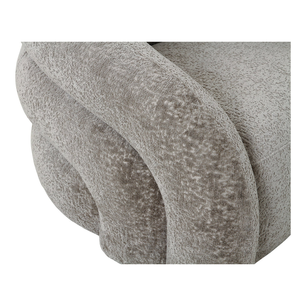 Valletta Lounge Chair with swivel function — Natural
