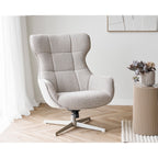 Turin Lounge Chair with swivel function — Natural