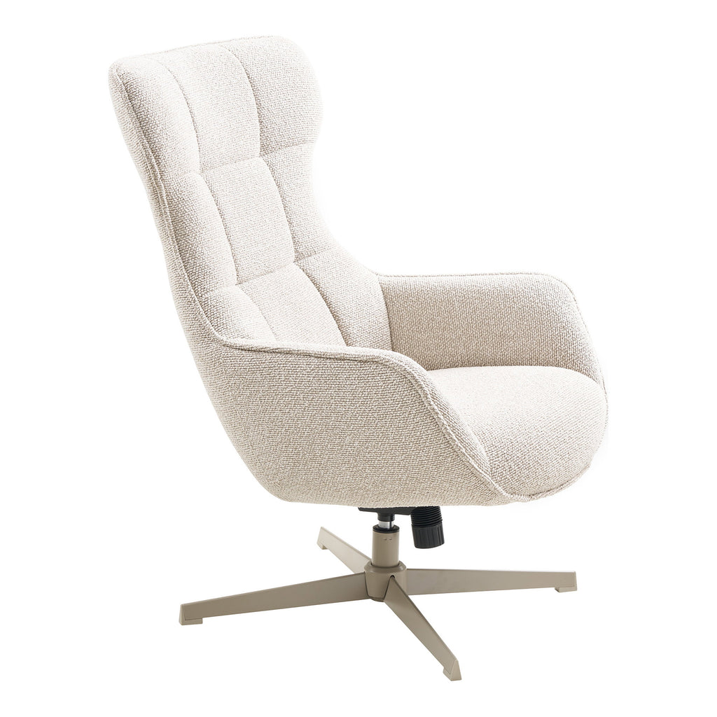 Turin Lounge Chair with swivel function — Natural