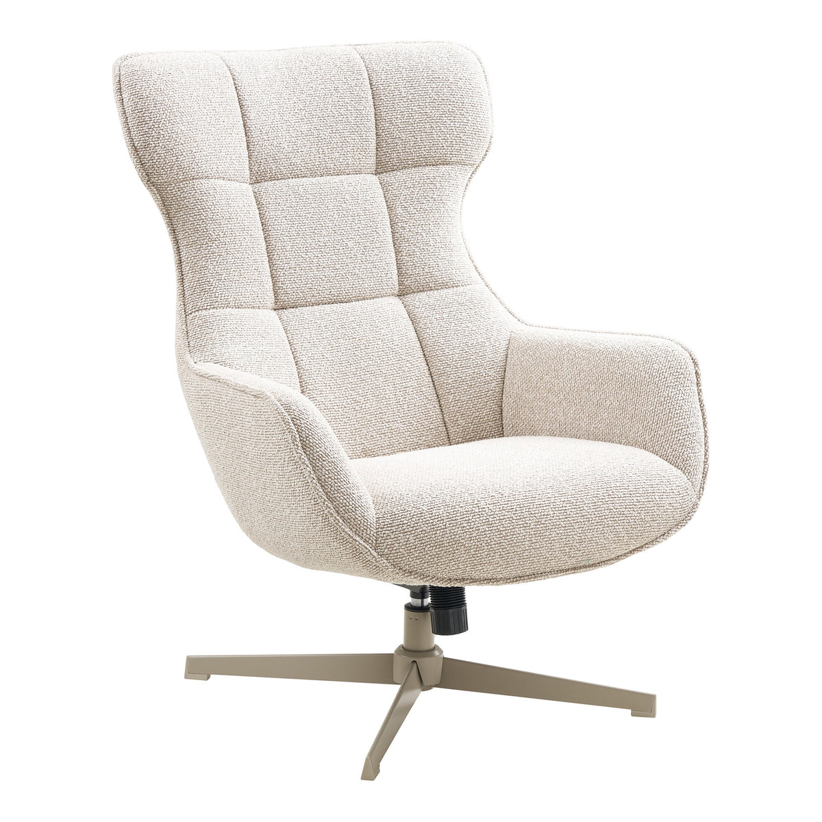 Turin Lounge Chair with swivel function — Natural