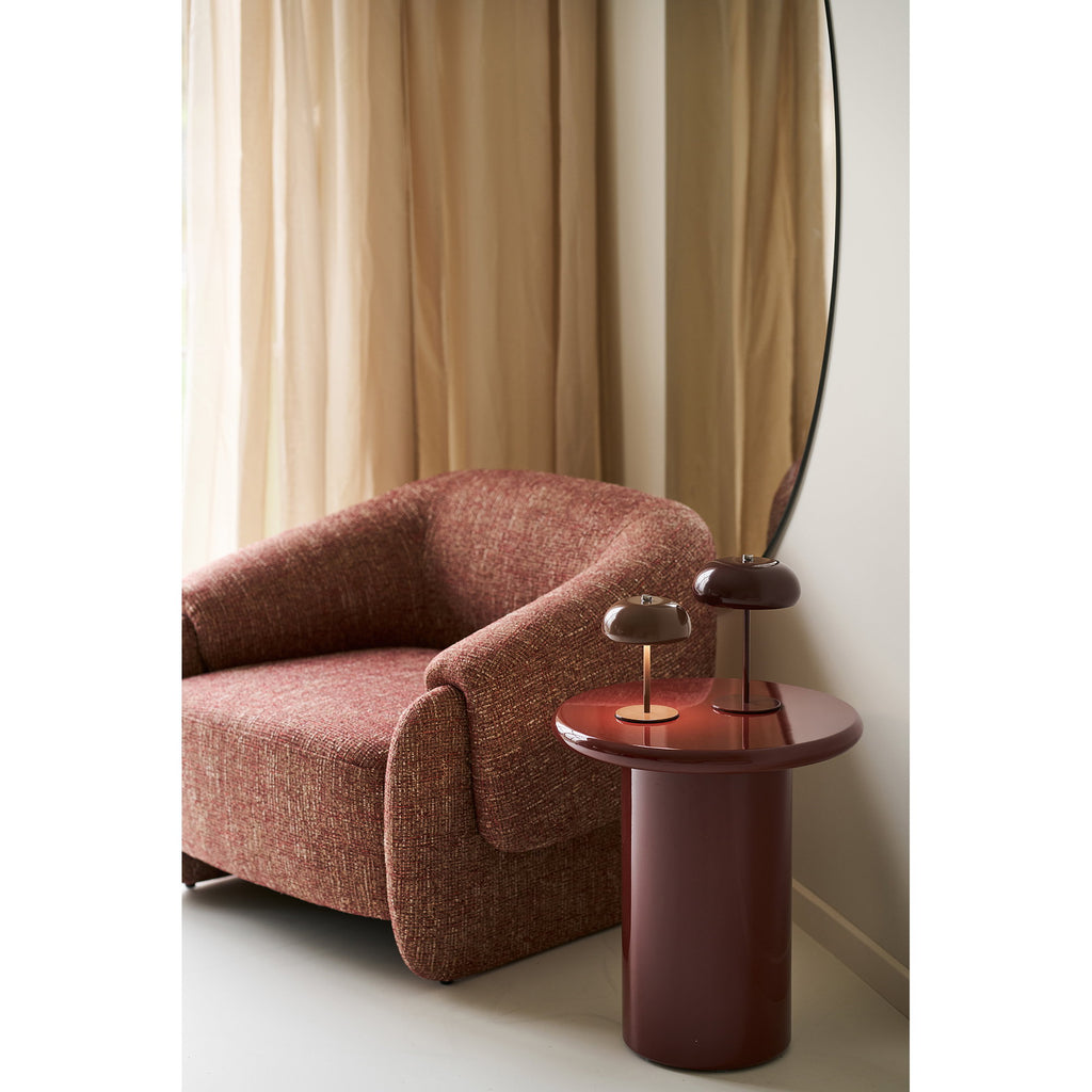 Hamilton Lounge Chair — Bordeaux Mix