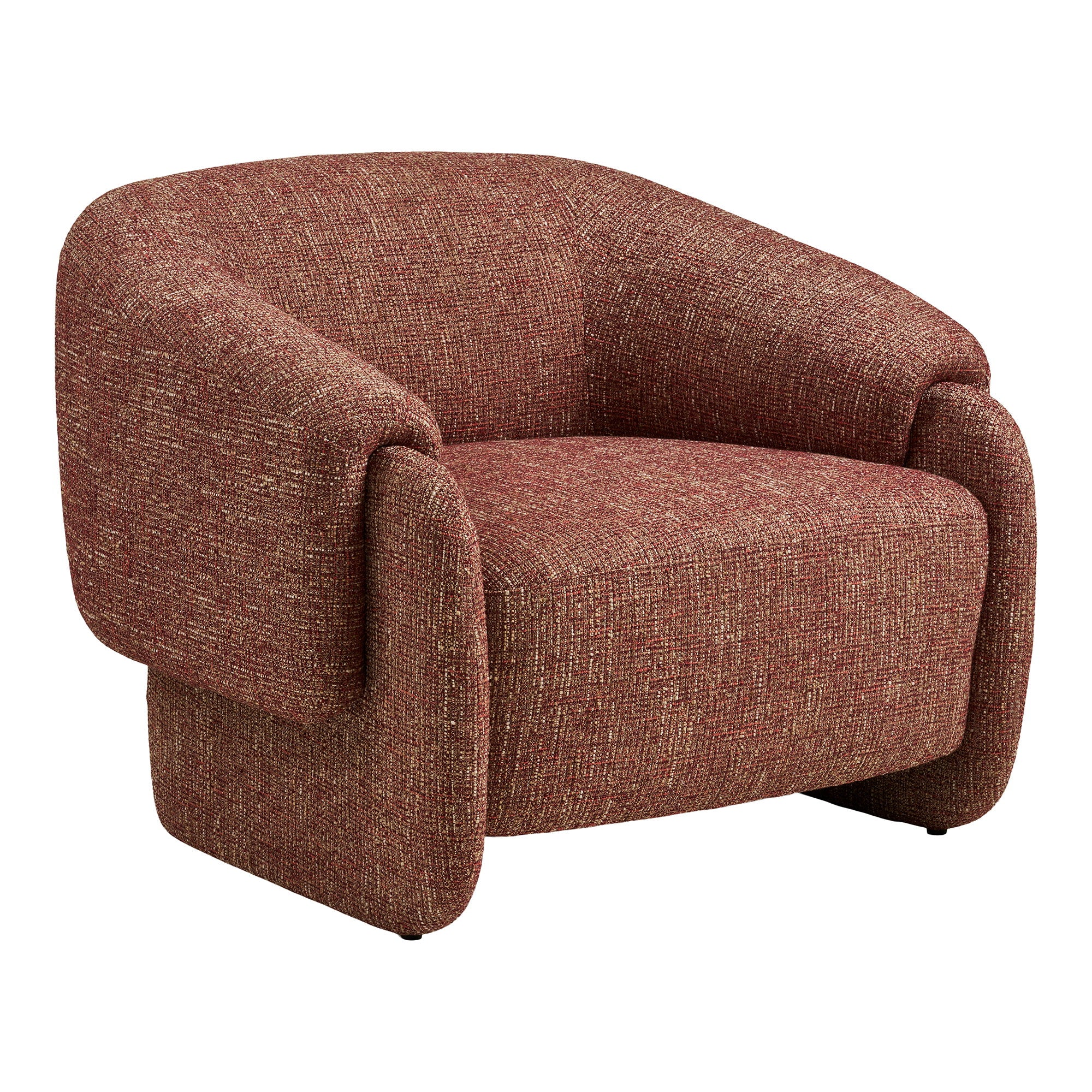 Hamilton Lounge Chair — Bordeaux Mix