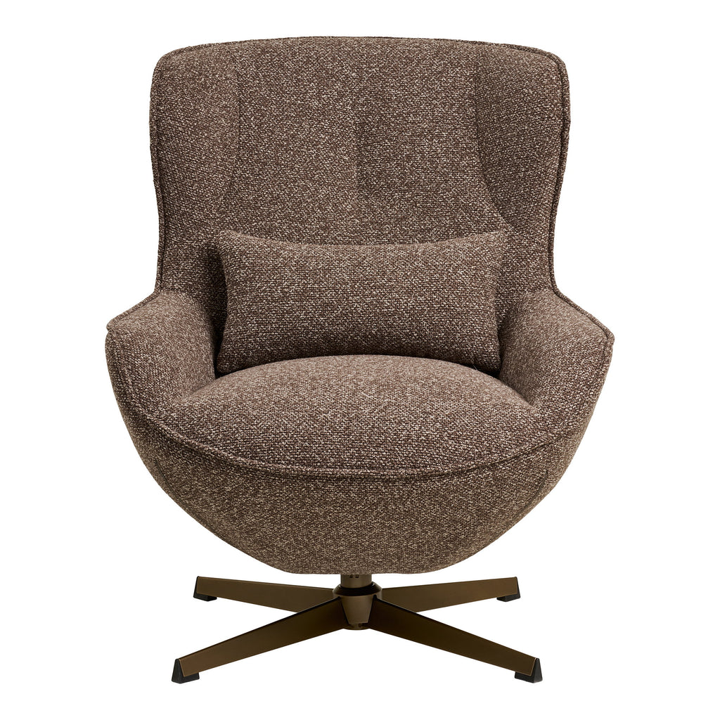 Blenheim Lounge Chair with swivel — Brown