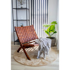 Perugia Folding Chair — Brown