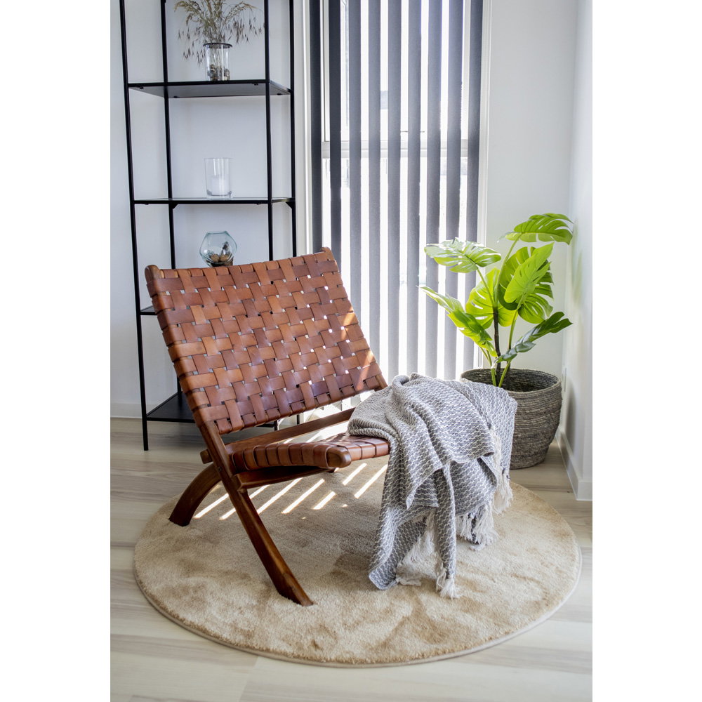 Perugia Folding Chair — Brown