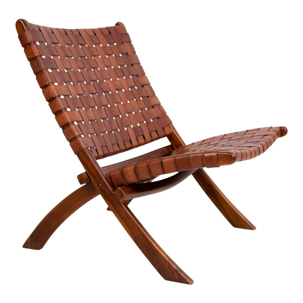 Perugia Folding Chair — Brown