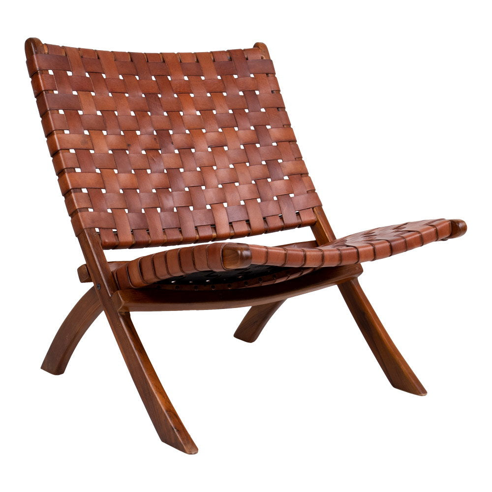 Perugia Folding Chair — Brown