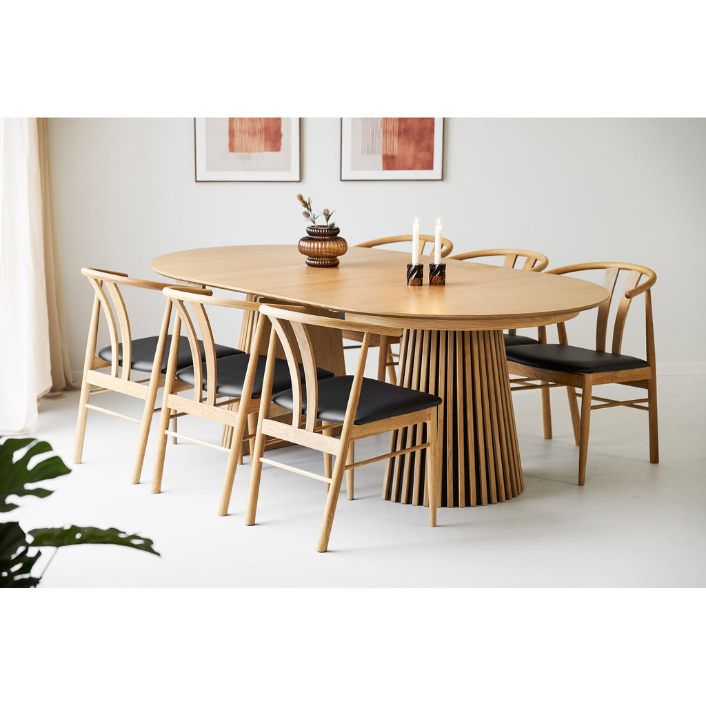 Artenara Dining Chair — Natural / Black
