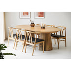 Artenara Dining Chair — Natural / Black