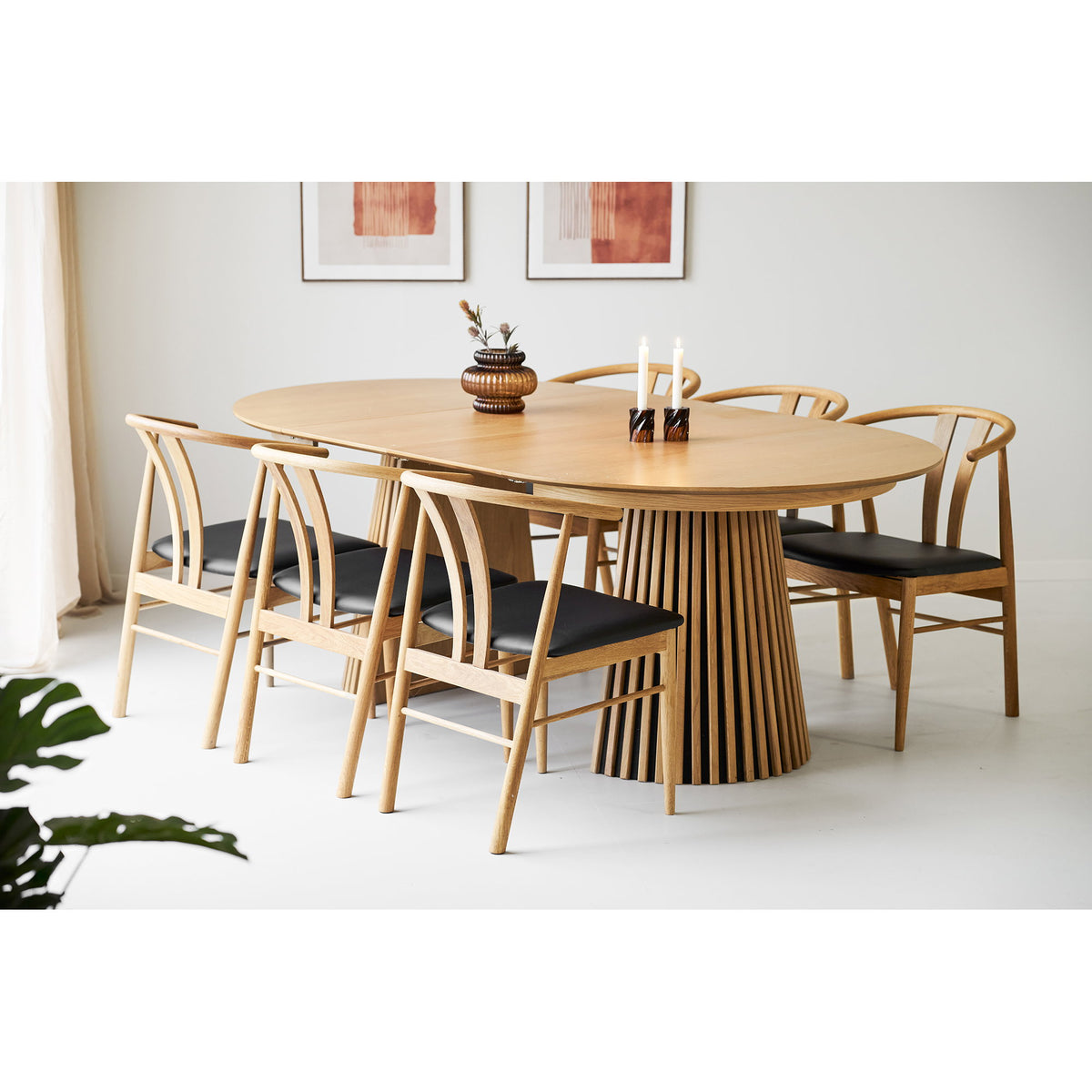 Artenara Dining Chair — Natural / Black