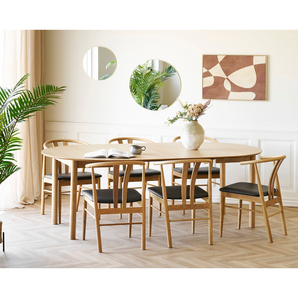 Artenara Dining Chair — Natural / Black