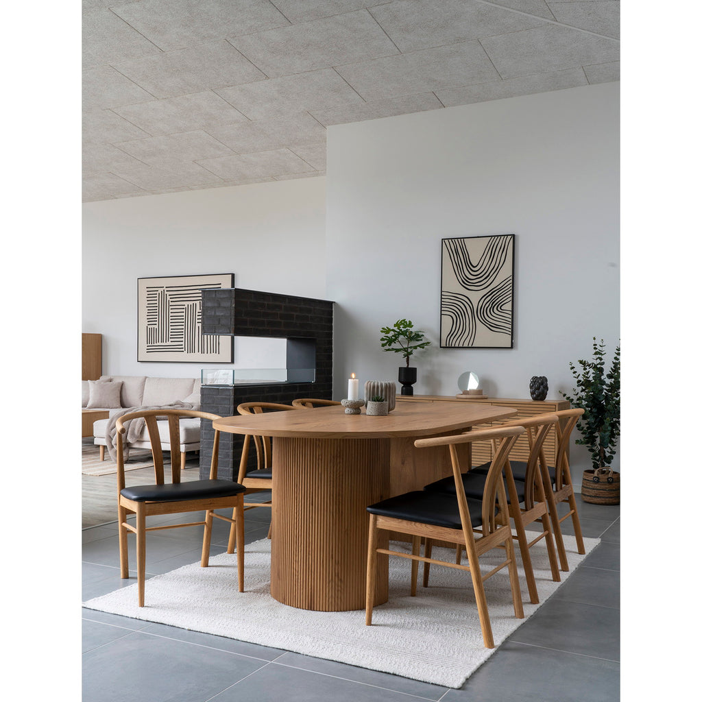 Artenara Dining Chair — Natural / Black