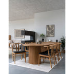 Artenara Dining Chair — Natural / Black
