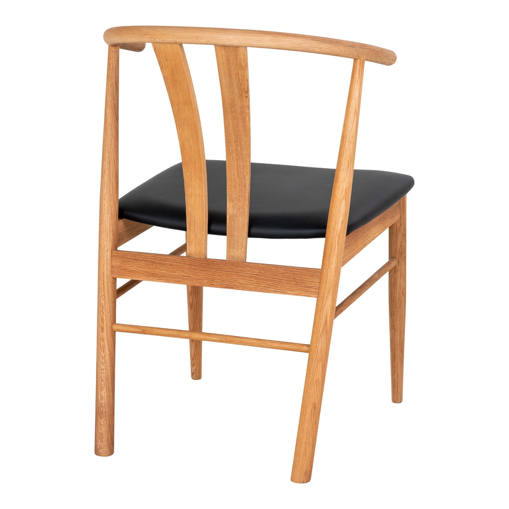 Artenara Dining Chair — Natural / Black