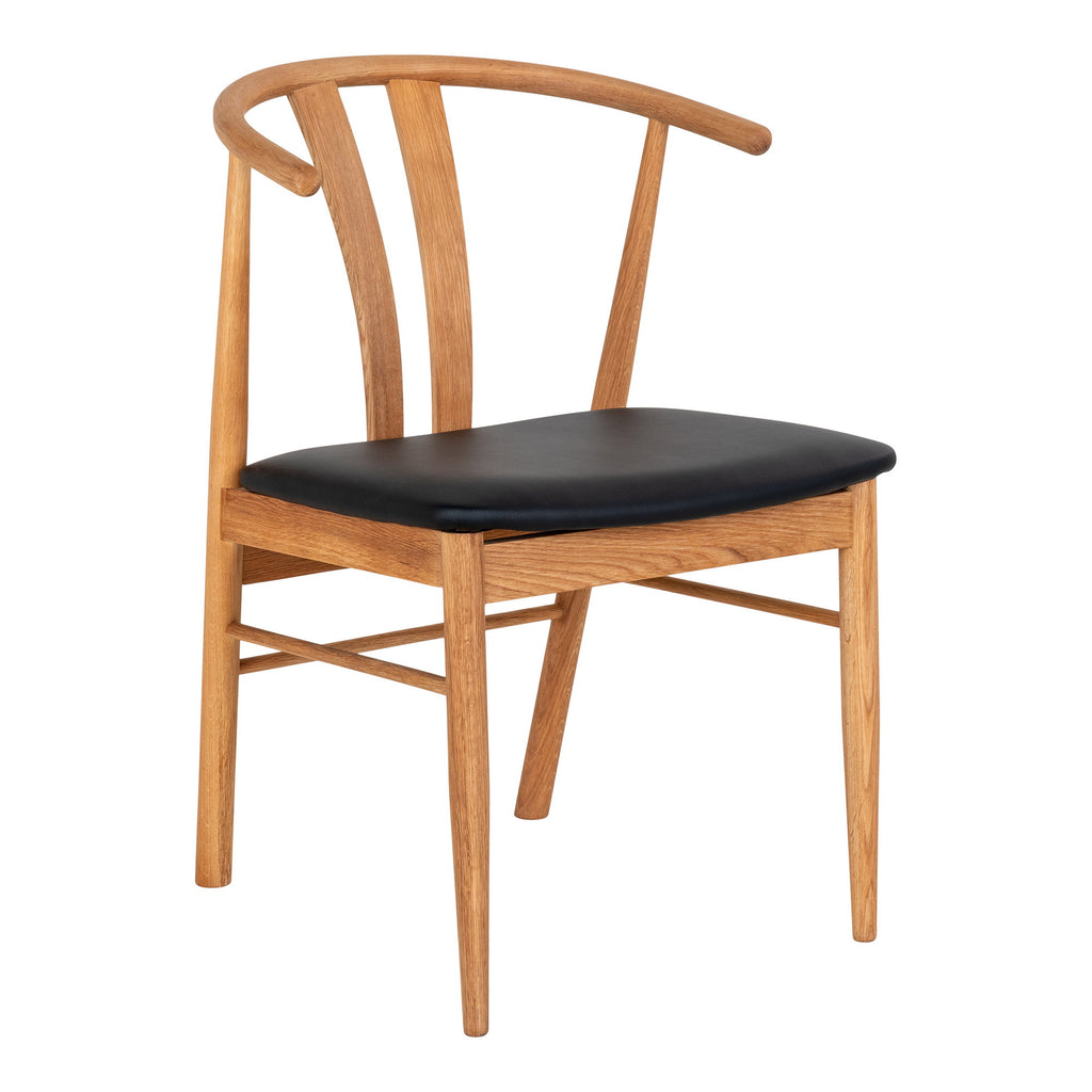 Artenara Dining Chair — Natural / Black