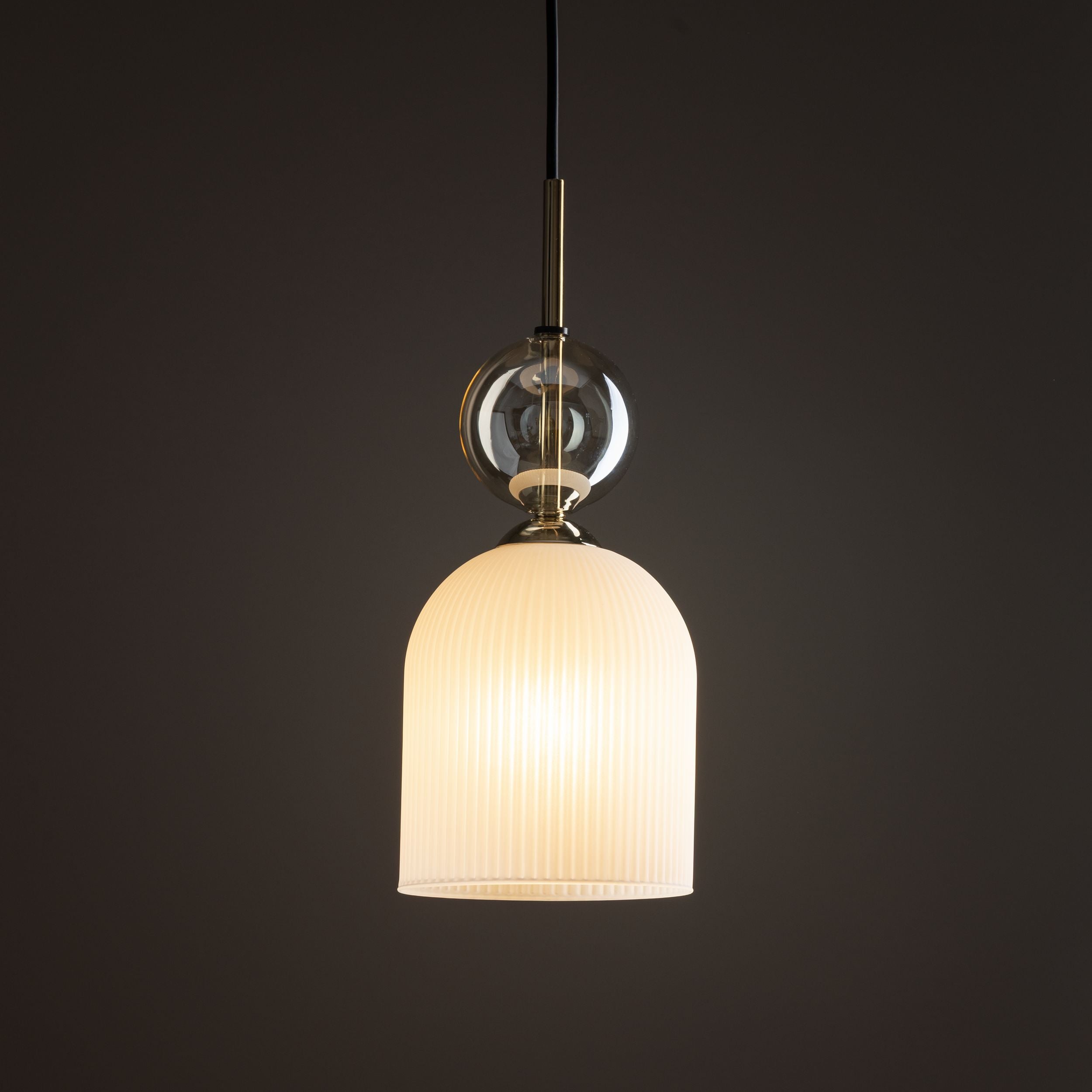 SOPHIA Black Golden Pendant Light – Glamour 1xE14