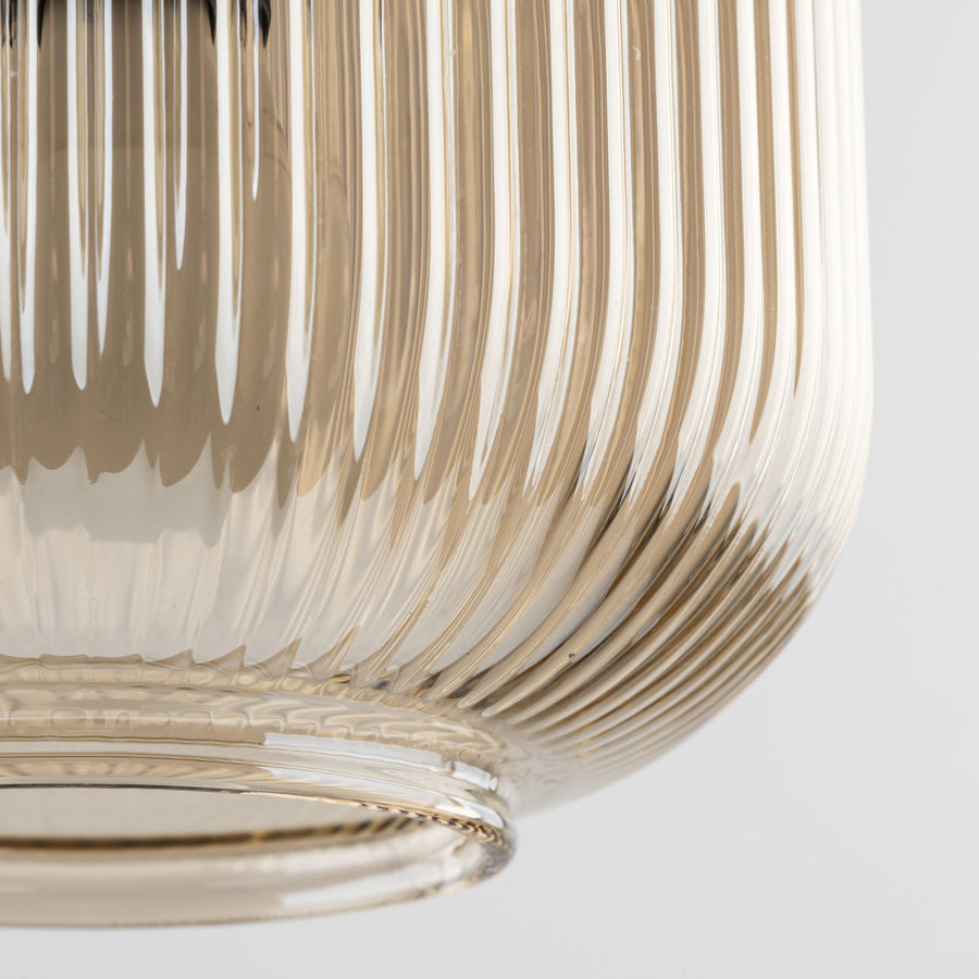 SOPHIA Black Cognac Pendant Light – Glamour 1xE14