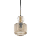 SOPHIA Black Cognac Pendant Light – Glamour 1xE14