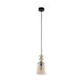 SOPHIA Amber Black Pendant Light – Glamour 1xE14