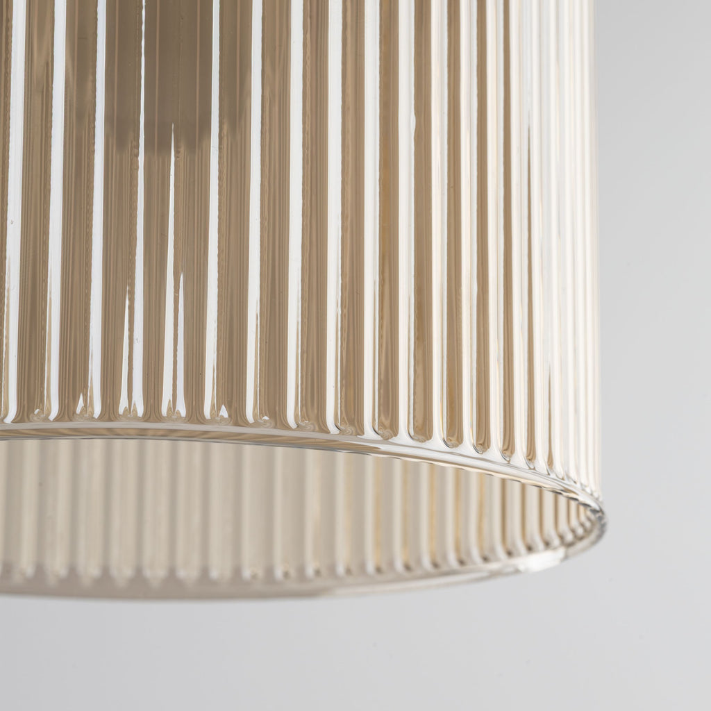 SOPHIA Amber Black Pendant Light – Glamour 1xE14