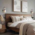 SOPHIA Black Cognac Wall Sconce
