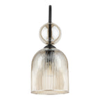 SOPHIA Black Cognac Wall Sconce