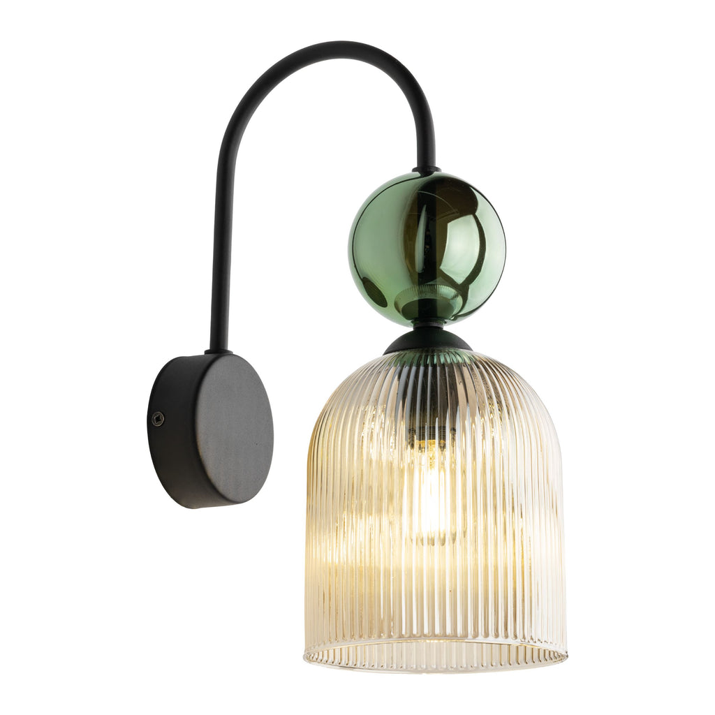 SOPHIA Green Cognac Wall Sconce