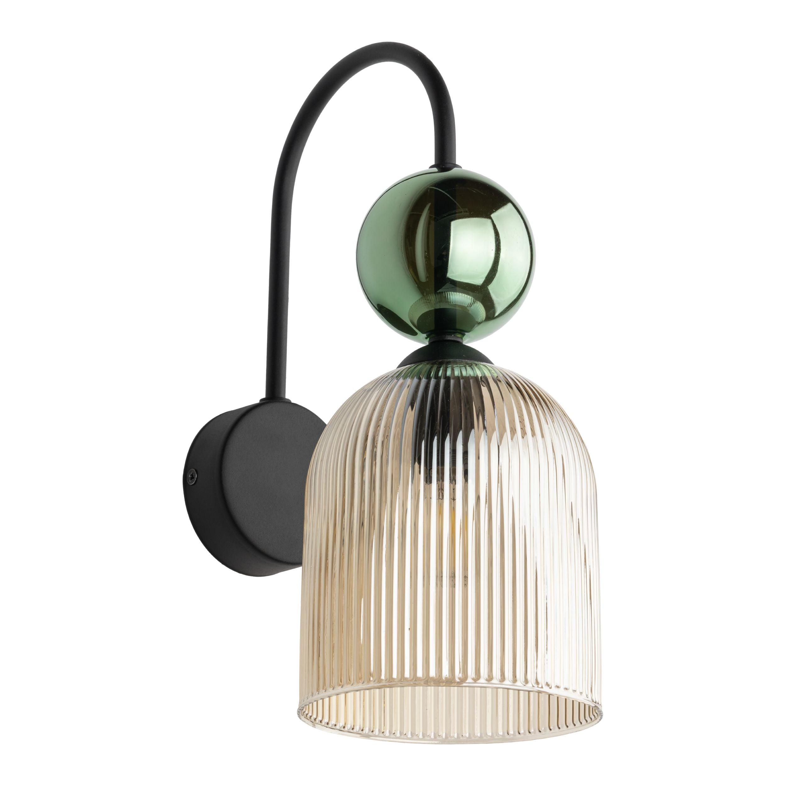 SOPHIA Green Cognac Wall Sconce