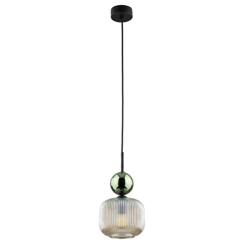 SOPHIA Green Cognac Pendant Light – Glamour 1xE14