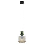 SOPHIA Green Cognac Pendant Light – Glamour 1xE14