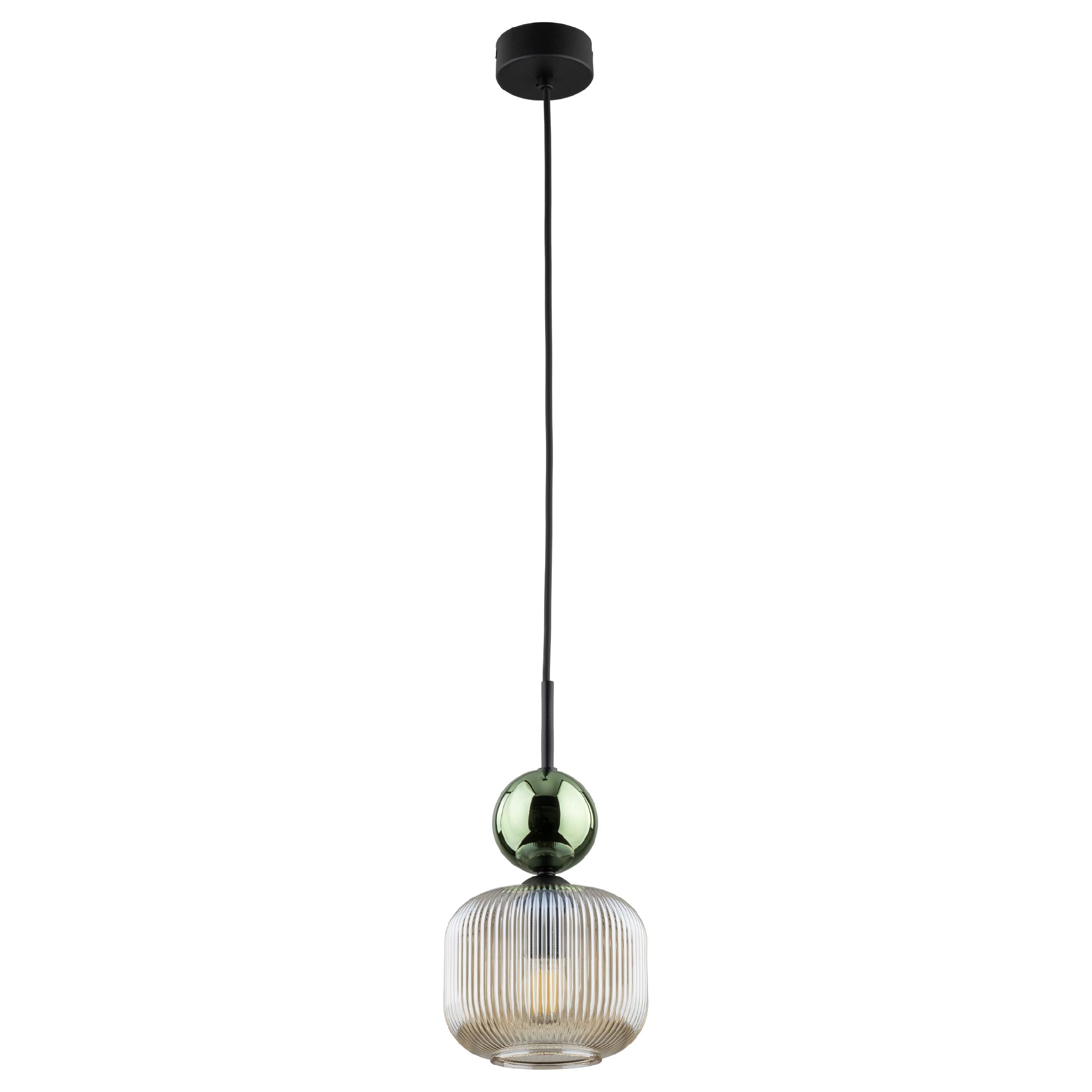 SOPHIA Green Cognac Pendant Light – Glamour 1xE14