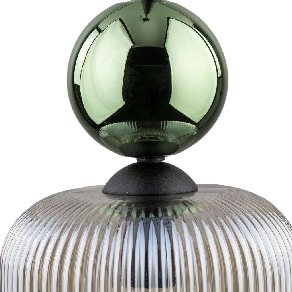 SOPHIA Green Cognac Pendant Light – Glamour 1xE14