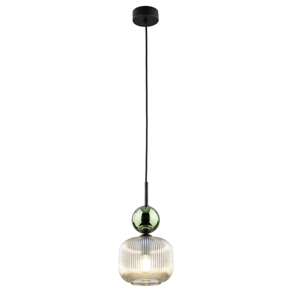 SOPHIA Green Cognac Pendant Light – Glamour 1xE14